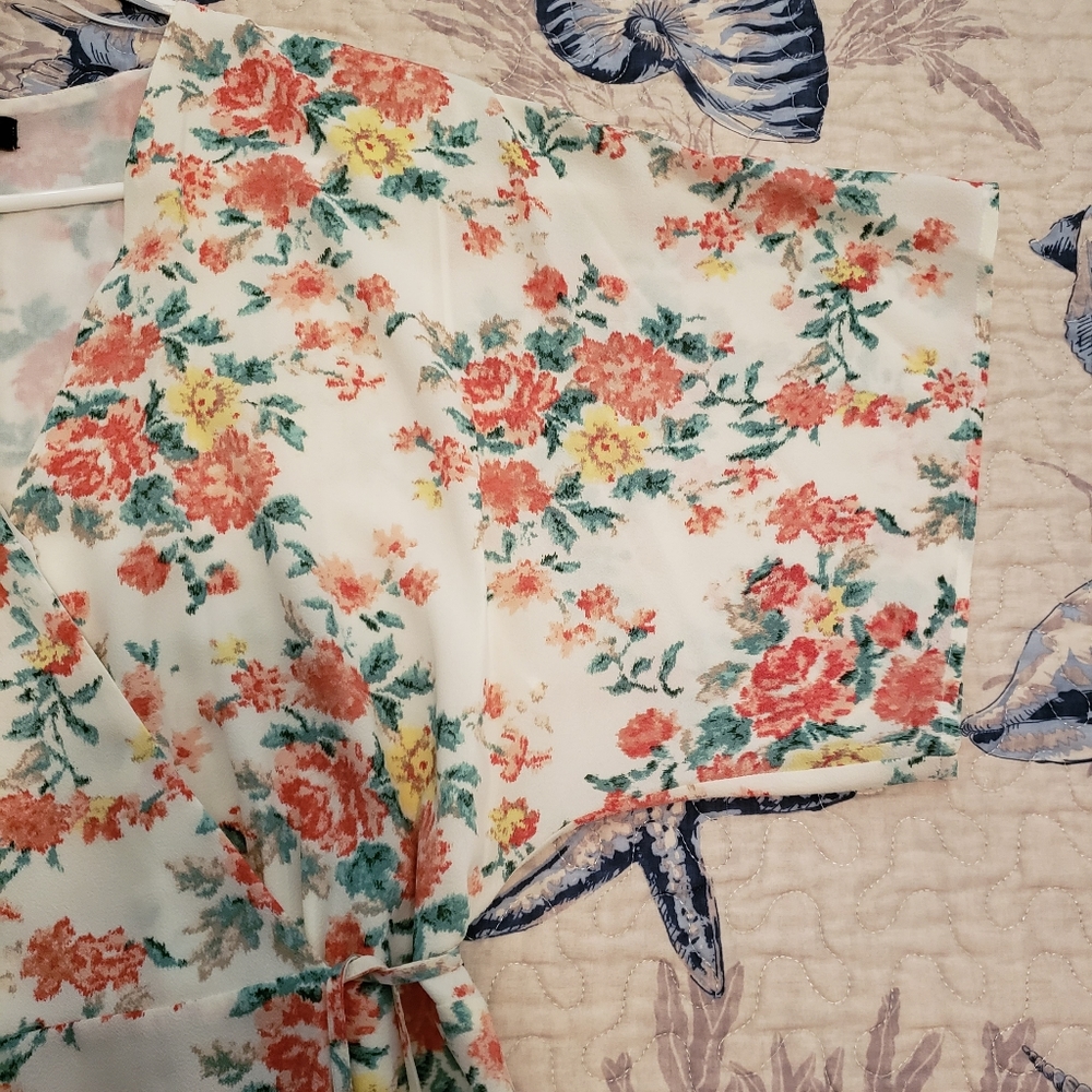 1. State Floral Wrap Dress - Picture 6 of 11